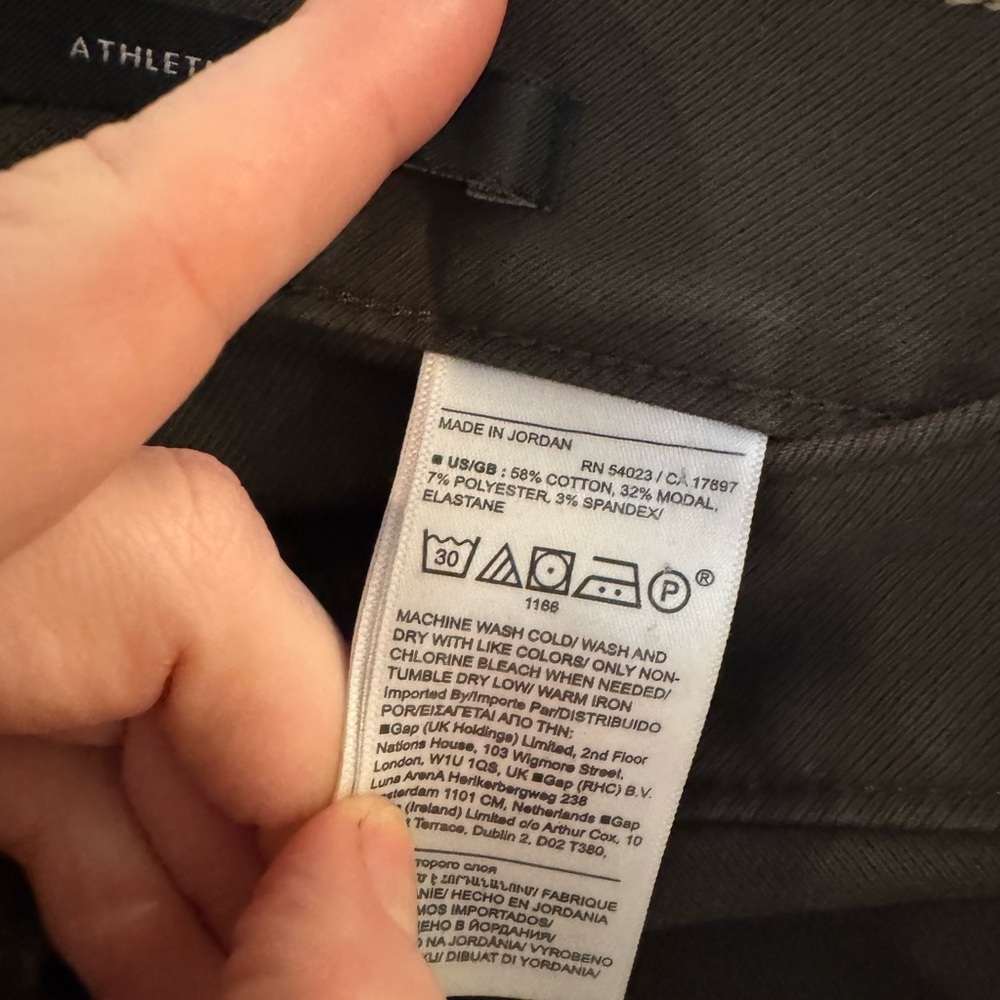 Banana Republic Men's Athletic Traveler Pant in Dark Olive Green 34x32 - Picture 5 of 6